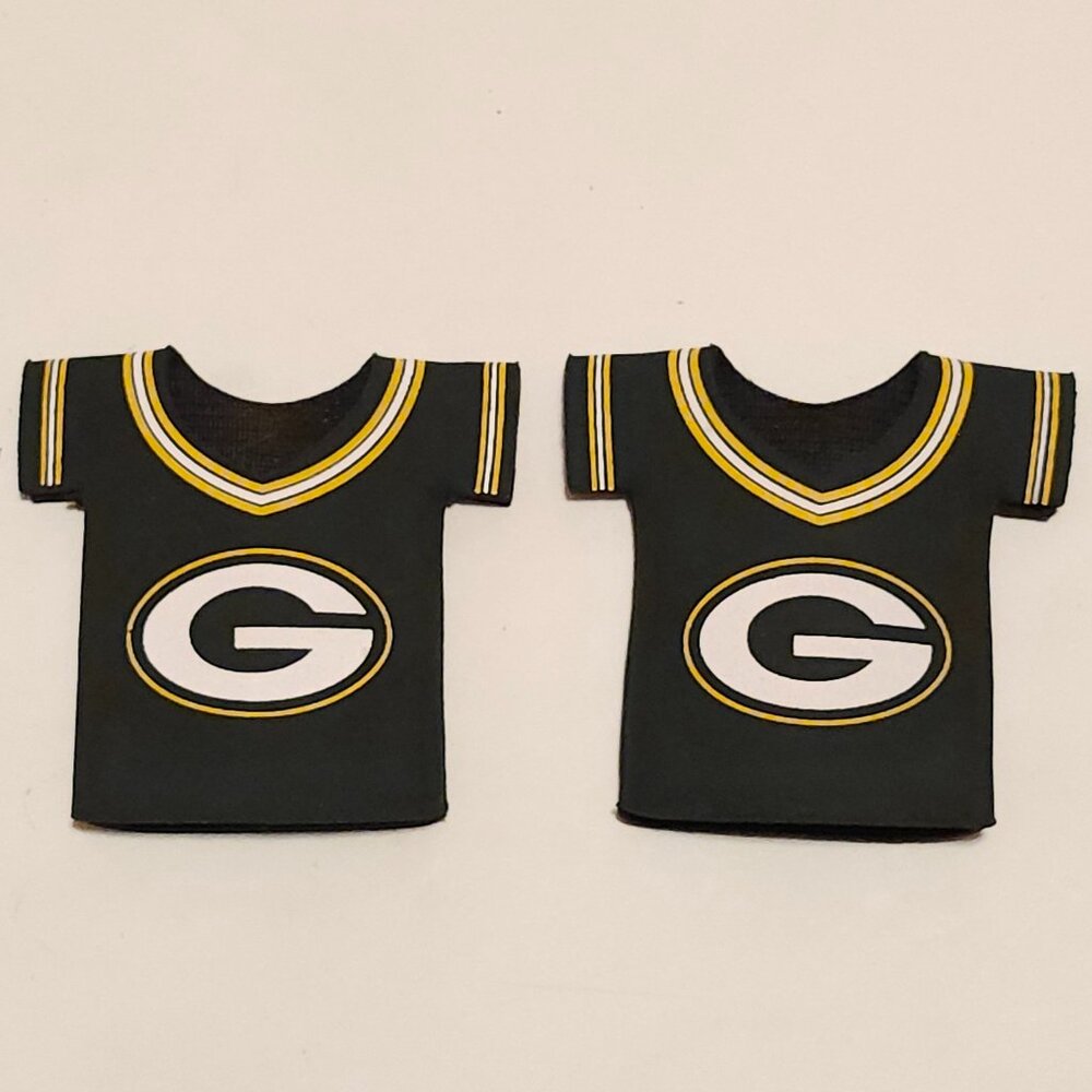 GREEN BAY PACKERS Beer t-shirt koozie Beer Bottle t-shirt Football NFL PAIR